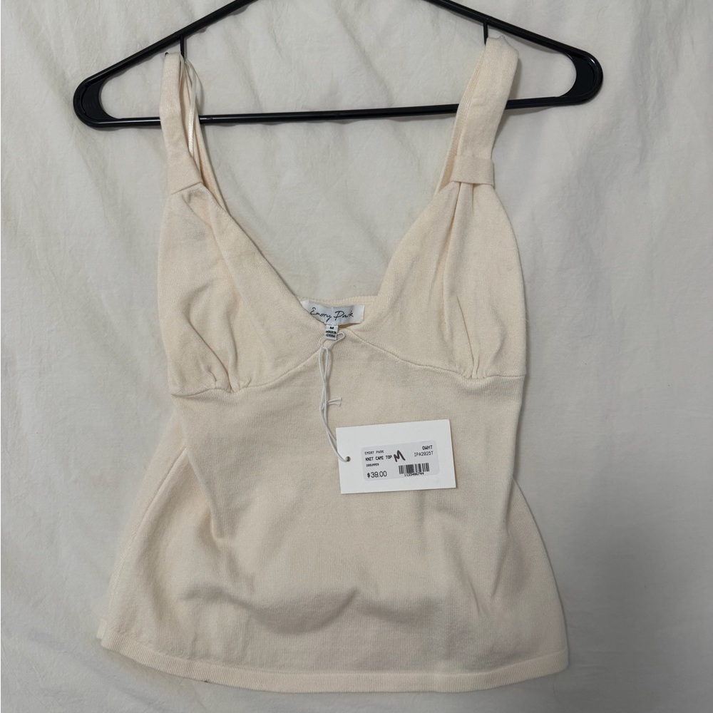 Emory Park Off-White Knit Top